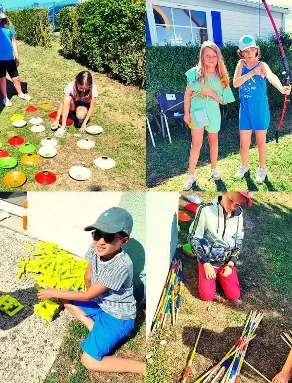 Club enfants avec activités au camping Les Galets de la Mollière